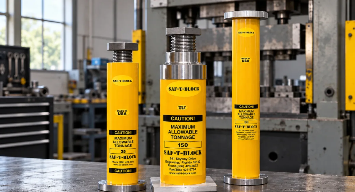 press safety blocks